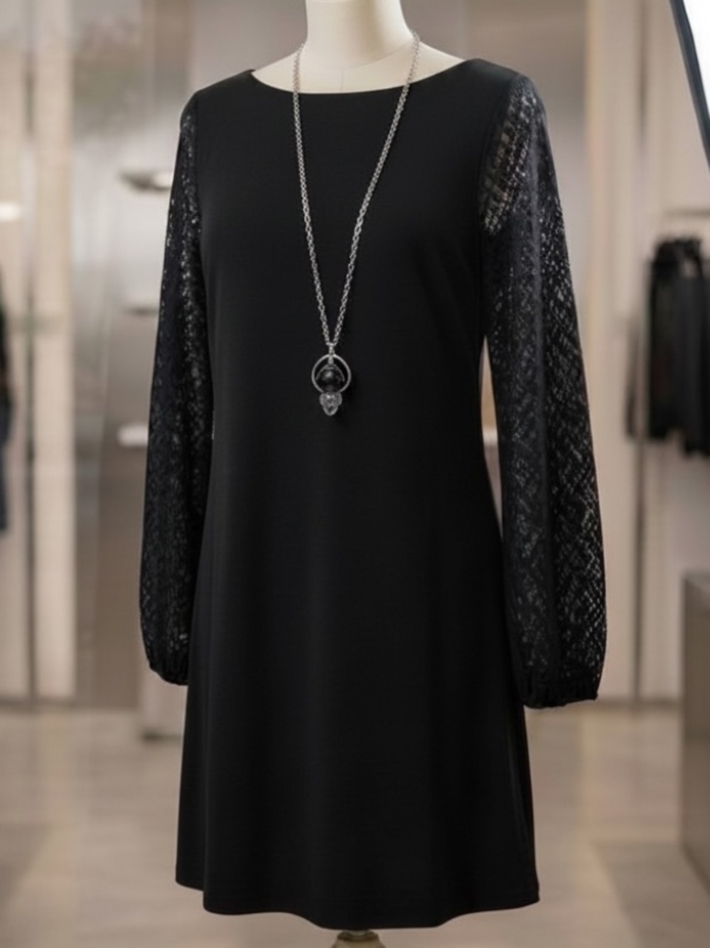 NWOT Michael Kors Eyelet Sleeve Shift Dress